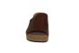 Gabor slipper in cognac suede op een hak