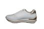 Gabor sneaker in wit fijne vlecht leer