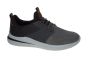Skechers instapper in grijs stof