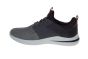 Skechers instapper in grijs stof