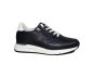 Gabor sneaker in glad blauw leer