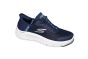 Skechers instapper blauw stof Slip In GO Walk