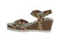 Panama Jack sandaal in cognac met bloemen