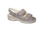 Fidelio sandaal in taupe print Hallux