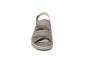 Fidelio sandaal in taupe print Hallux