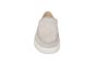 Berkelmans instapper in licht grijs suede wit zool