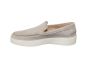 Berkelmans instapper in licht grijs suede wit zool