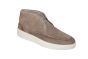 Berkelmans veterboot in taupe suede wit zool