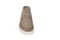 Berkelmans veterboot in taupe suede wit zool
