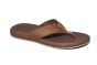 Reef Teenslipper in cognac leer zacht zool Cushion