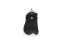 Skechers veterschoen in zwart/rose stof Go Walk