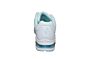 Skechers runner in wit met licht blauw combi