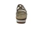 Ara slipper in beige snake combi met klitteband