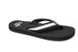 Reef teenslipper in zwart met wit schuim voetbed