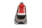 H32 sneakers in grijs met rood en beige