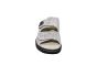 Fidelio slipper in zilver met uitneembaar voetbed
