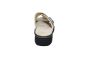 Fidelio slipper in zilver met uitneembaar voetbed