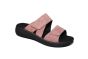 Fidelio slippers in oud rose suede Hallux