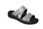 Fidelio slippers in oud zilver metalic Hallux