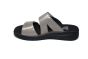 Fidelio slippers in oud zilver metalic Hallux