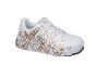 Skechers Veterschoen wit goud hartjes UNo