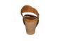 Panama Jack sandaal in cognac suede op sleehak