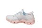 Skechers Veterschoen wit combi sprotief zool