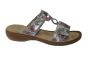 Rieker Slipper in multi kleuren print