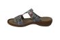 Rieker Slipper in multi kleuren print