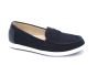 Gabor moccasin in blauw nubuck