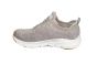 Skechers instapper in taupe stof