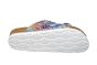 Rohde slipper in licht blauw 3 banden kurk voetbed