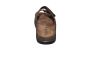 Rohde slipper in bruin nubuck met 2 klitteband