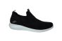Skechers instapper zwart met print stof