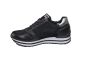 Gabor sneaker in zwart suede leer combi