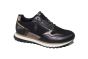 Gabor sneaker in zwart multi metalic combi