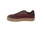 Tamaris sneaker in bordeaux suede combi