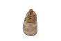 Gabor sneaker in taupe suede met teddy stof combi