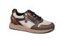 Gabor sneaker in beige brons metalic combi