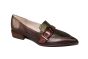 Hispanitas pump in bordeaux metalic combi spits