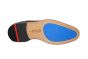 Loyd geklede veterschoen in blauw glad leer
