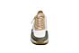 Gabor Sneaker in wit groen beige op H leest