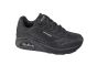 Skechers veterschoen in zwart print UNO