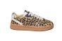 Maruti Sneaker in luipaard print met naturel zool