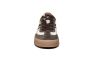 Gabor sneaker in wit met bruin suede combi