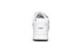 Gabor Sneaker in wit leer met canvas zijkant