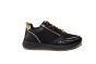 Tamaris sneaker zwart met goud combi sportief