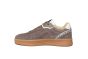 Maruti Sneaker in bruin suede met naturel zool