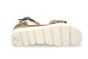 Pitt Sandaal in beige print op sleehak