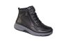 Gabor veterboot in zwart leer